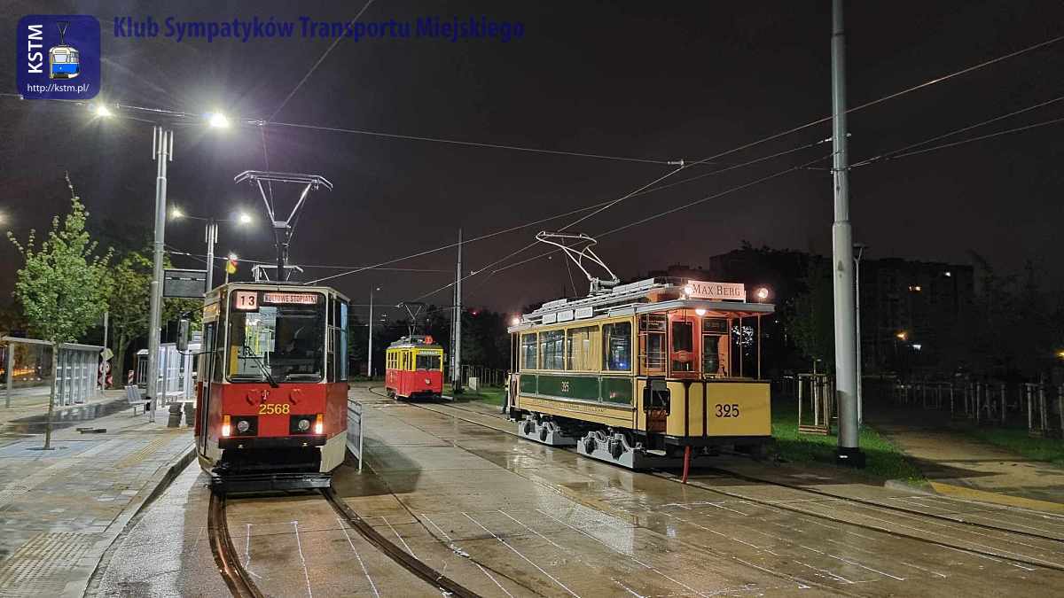 Nocne próby wagonu Maximum