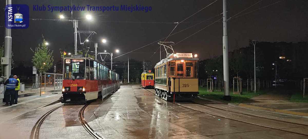 Nocne próby wagonu Maximum