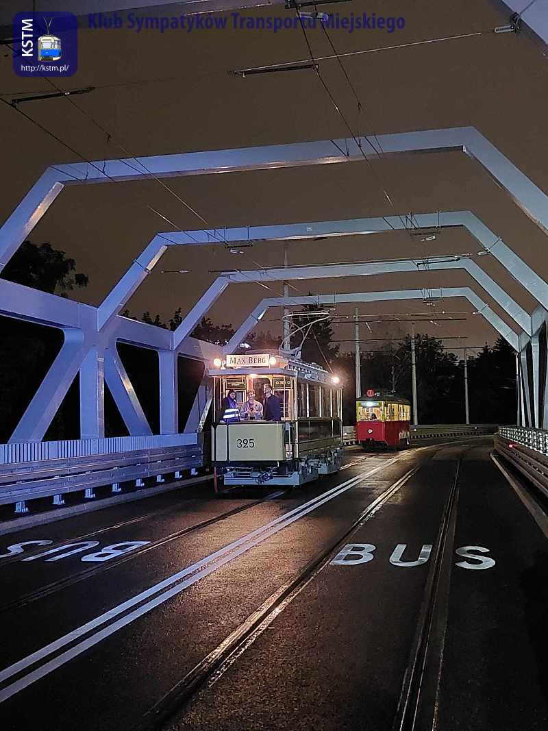 Nocne próby wagonu Maximum