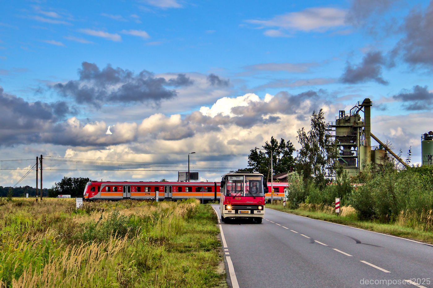 Zabytkowym Ikarusem do gminy Długołęka