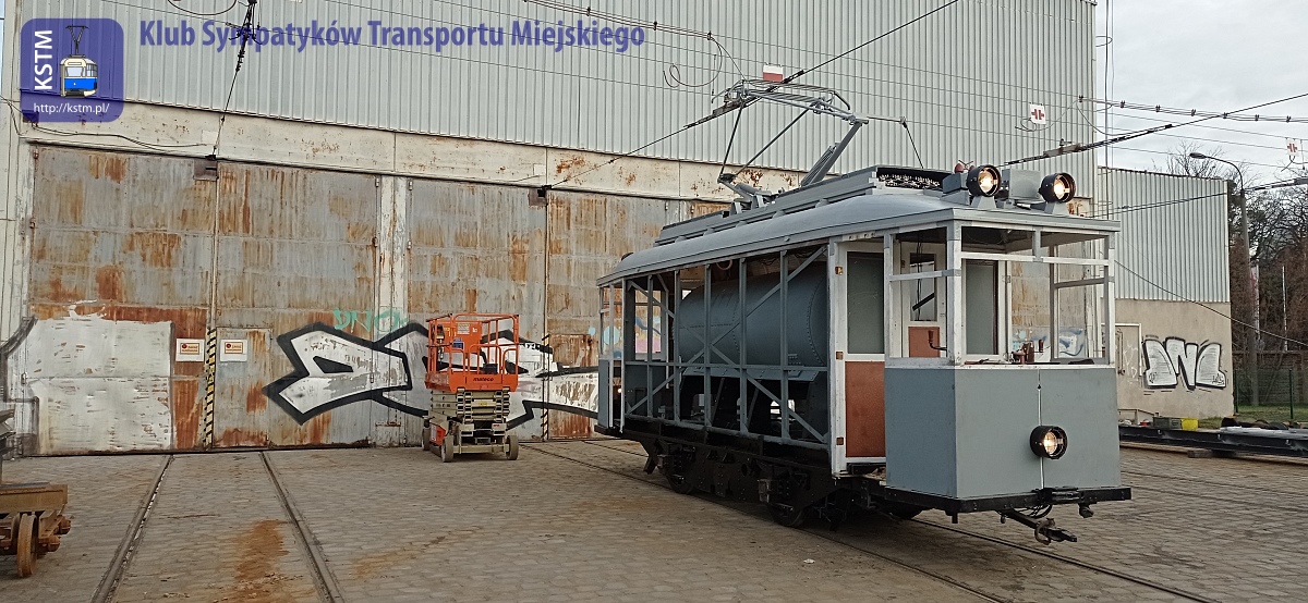 Odbiór trzeciego etapu prac przy tramwaju-opryskiwaczu
