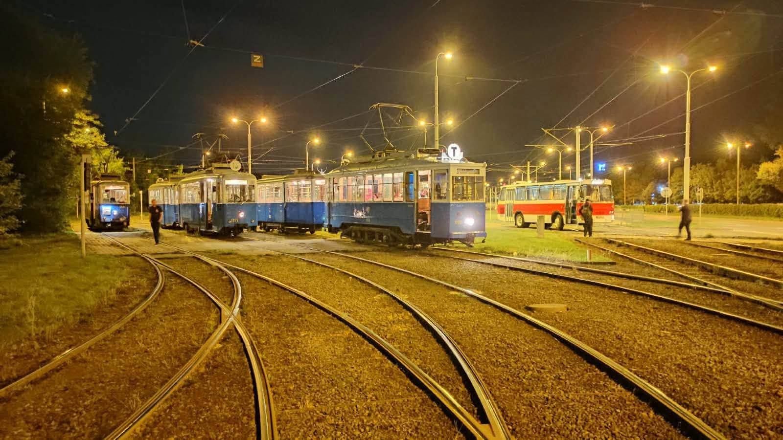 Nocka tramwajowa z zabytkowymi enkami już za nami