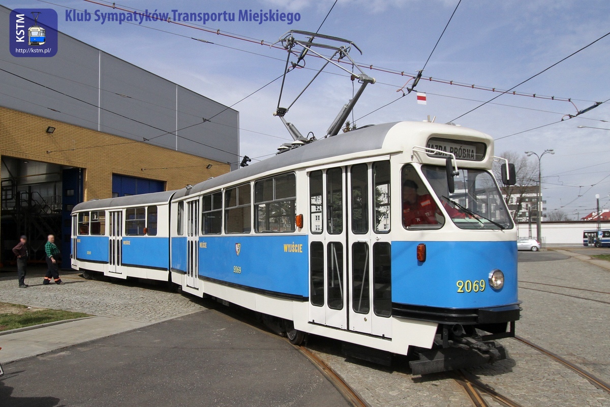 Odbiór konserwatorski tramwaju Konstal 102Na