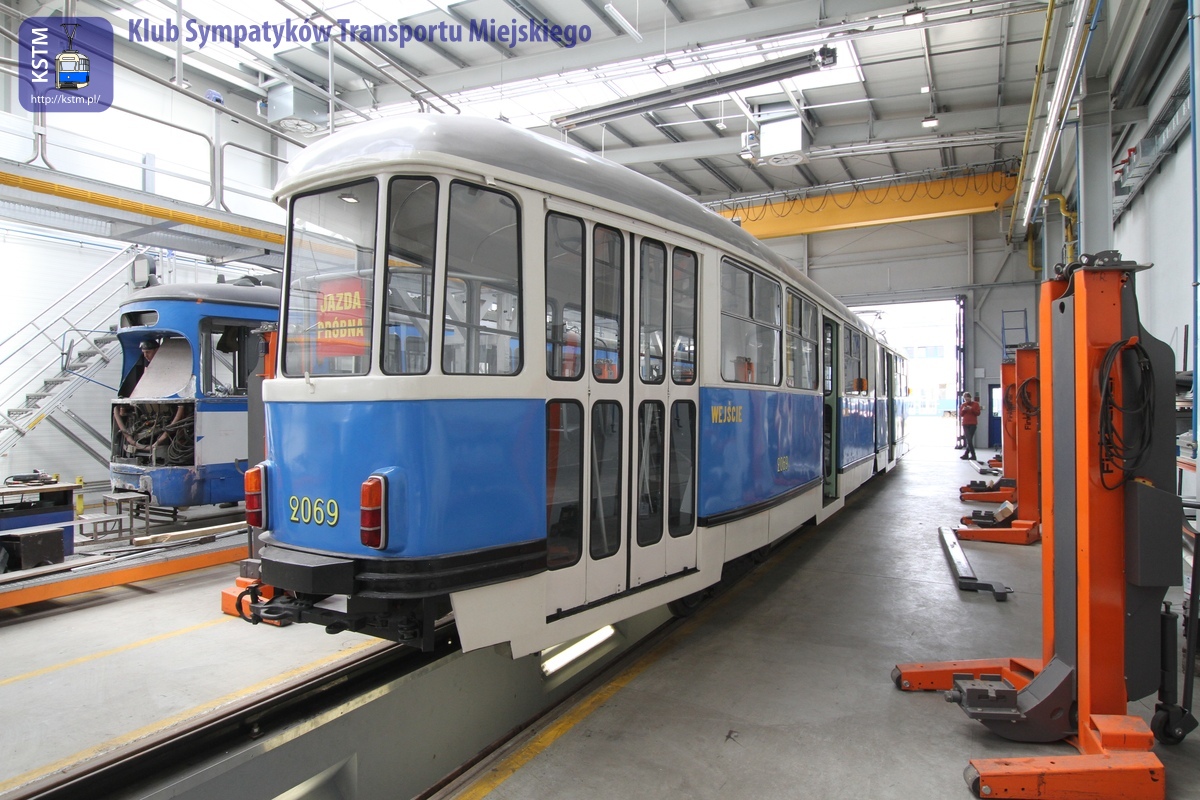 Odbiór konserwatorski tramwaju Konstal 102Na