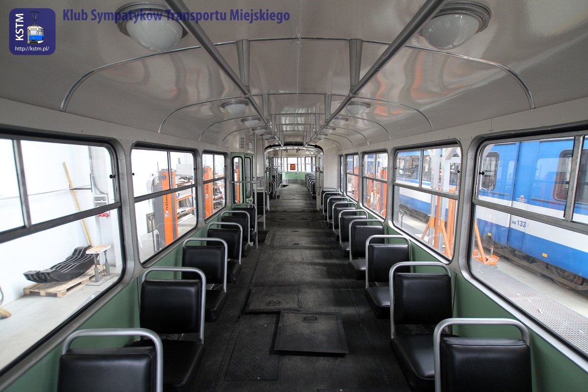 Odbiór konserwatorski tramwaju Konstal 102Na