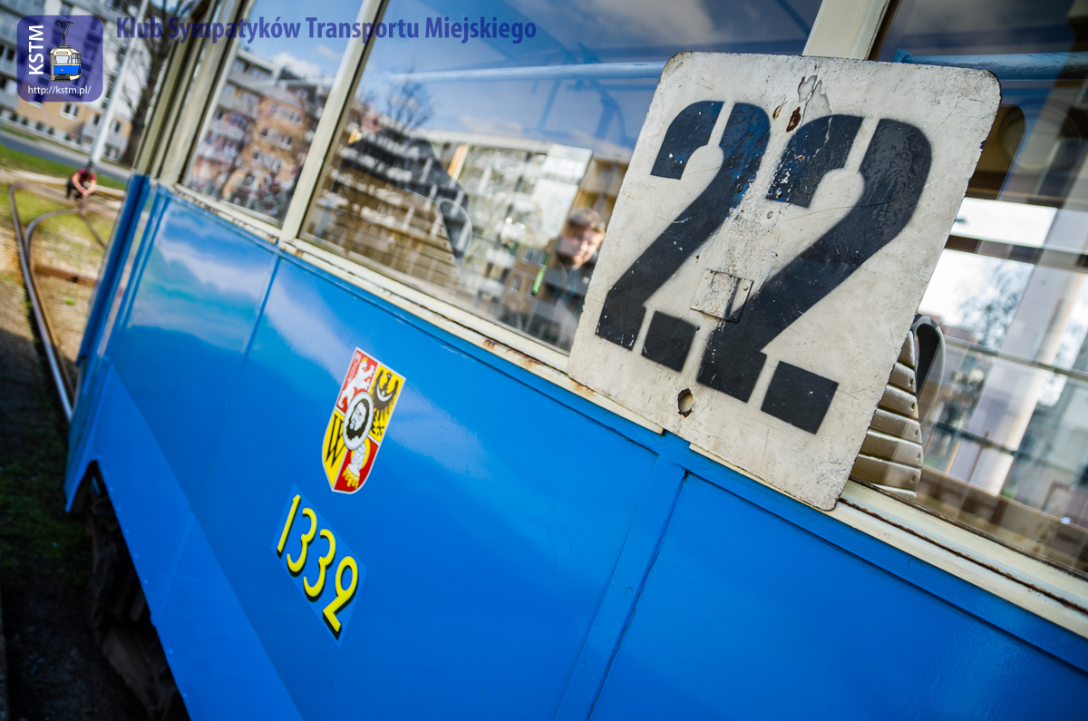 Impreza tramwajem Konstal N #1332