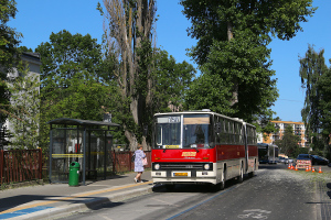Ikarus 280 w Gdyni. Zdjęcie wykonane w czerwcu 2023 roku