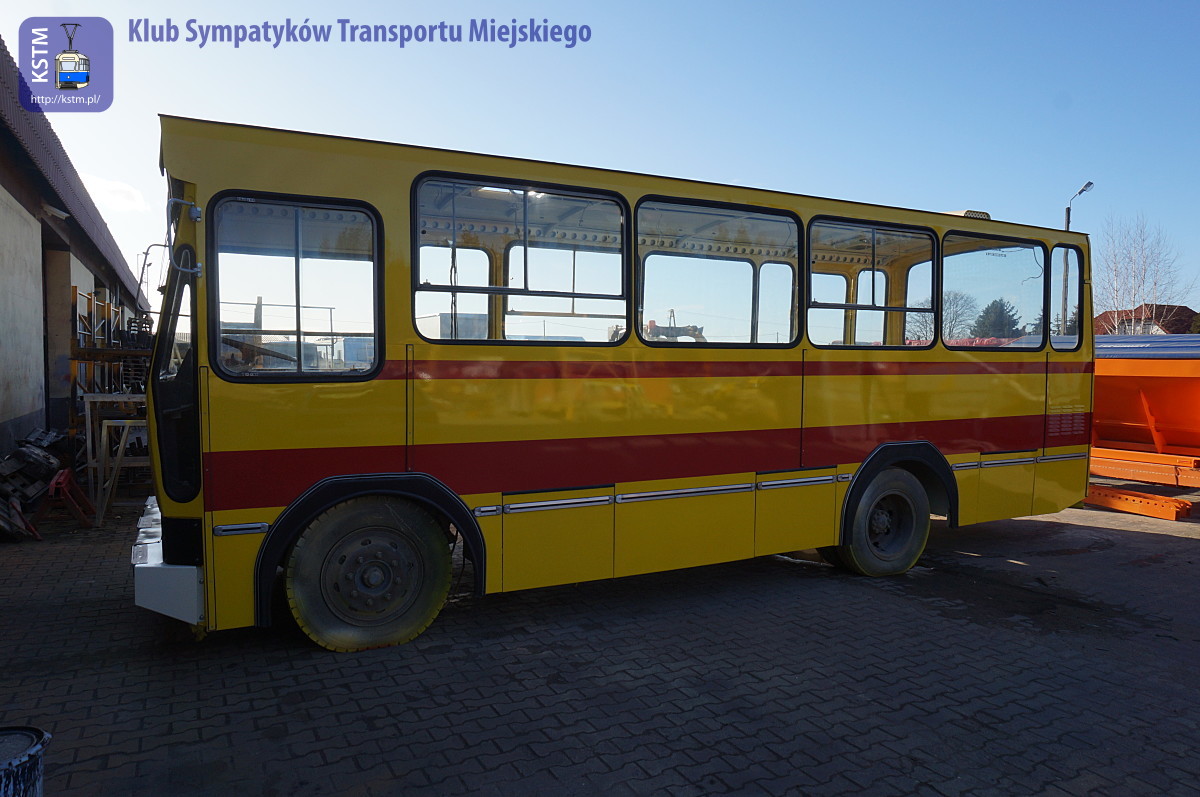 Zakończenie pierwszego etapu restauracji autobusu Jelcz 080